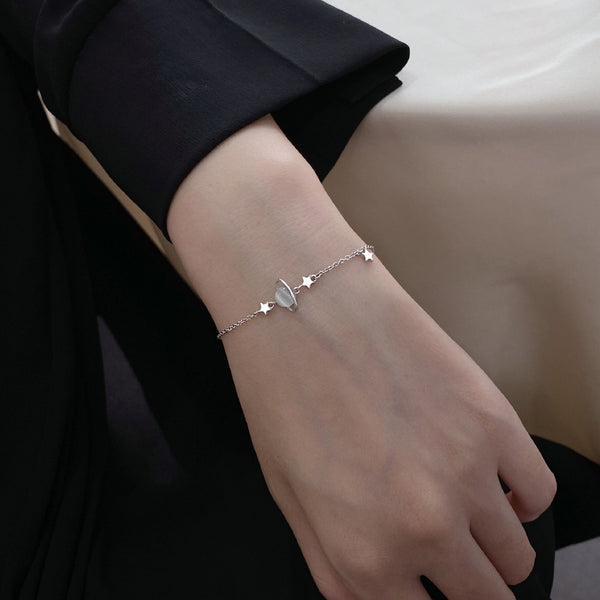 Bracelet planète en argent sterling