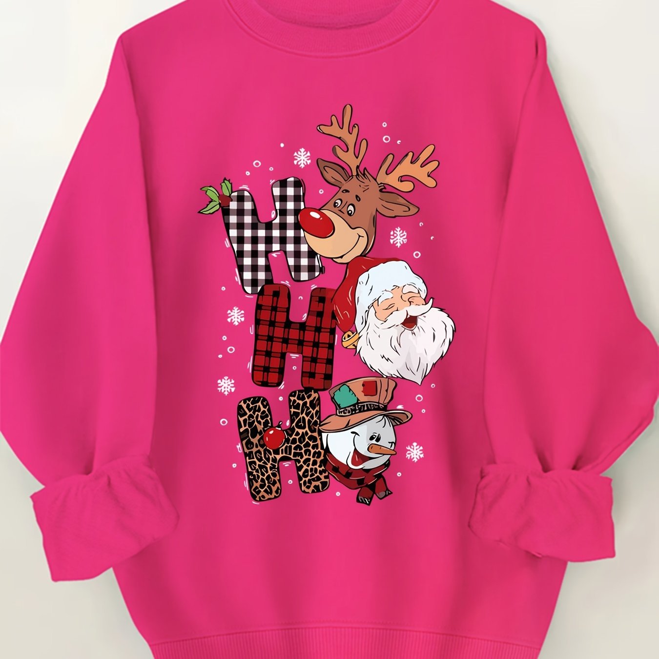Christmas unisex Sweatshirt Plus Size Casuals