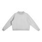 Waran Fleece Mock-Neck Crew Sweatshirt