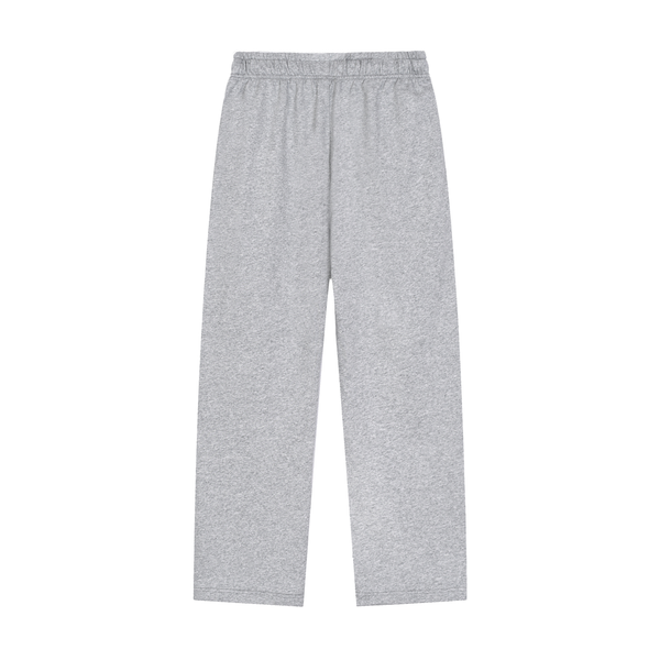 Solid Color Straight-Leg Sweatpants