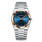 RUOLINDO Stainless Steel Luminous Men's Watch