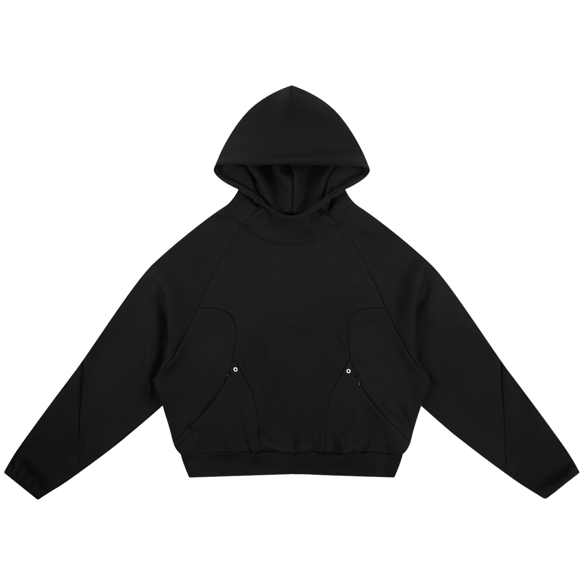 Curved Panel Raglan Hoodie 350GSM