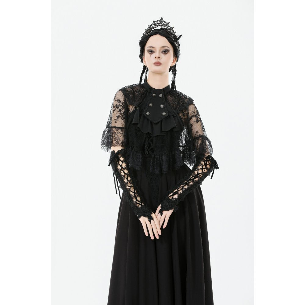 Capelet dentelle à volants Bellatrix Dark in Love