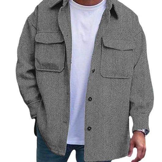Men Polo Collar Top