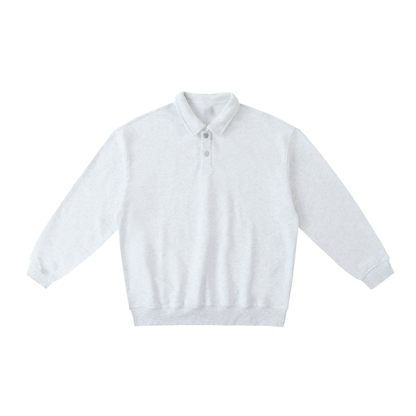 Heavyweight Polo-Collar Sweatshirt