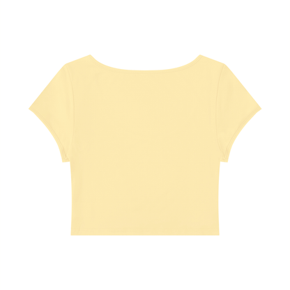 Women's Slim Cap Sleeve Crop T-Shirt