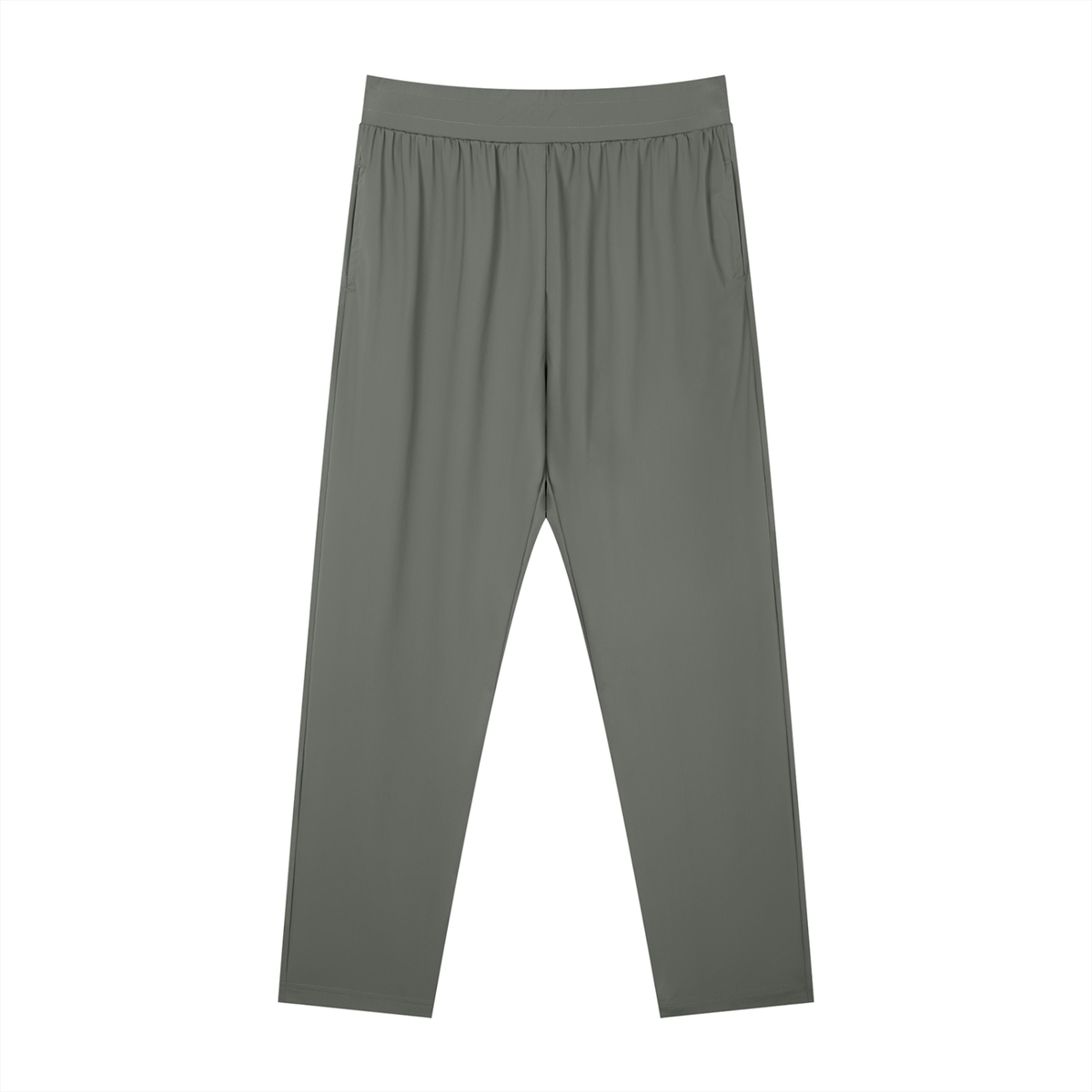 Men's Straight Leg Elastic Waist Pants