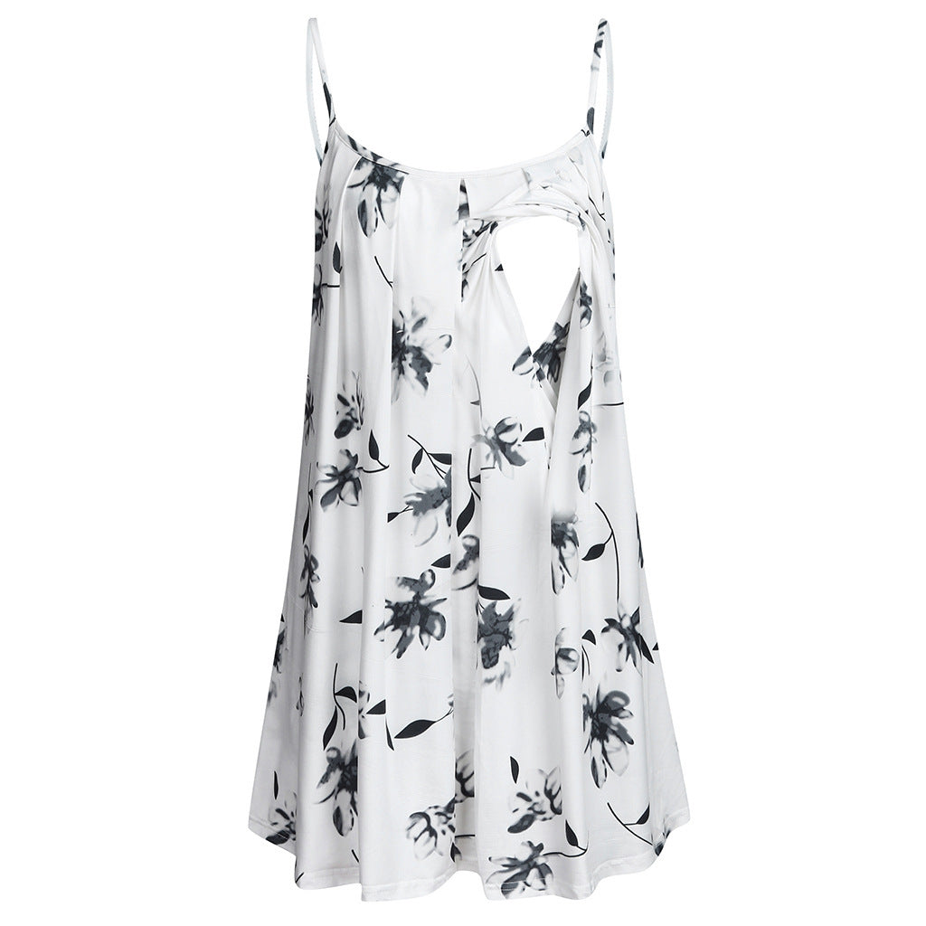 Maternity suspender dress