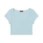 Women's Slim Cap Sleeve Crop T-Shirt
