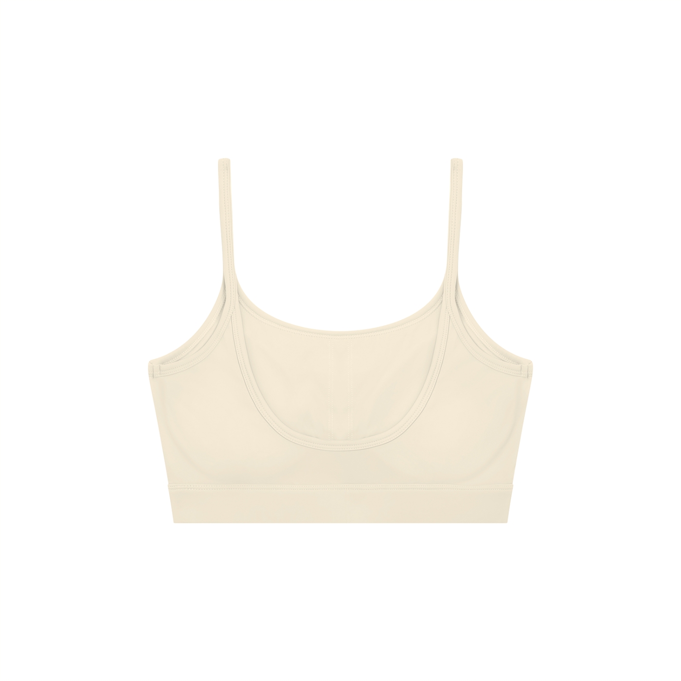 Women's Solid U-Neck Sports Bra