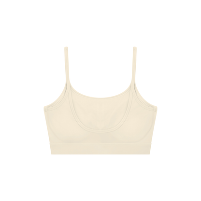Women's Solid U-Neck Sports Bra