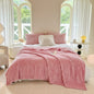 Rabbit Plush strip Multifunctional Blanket