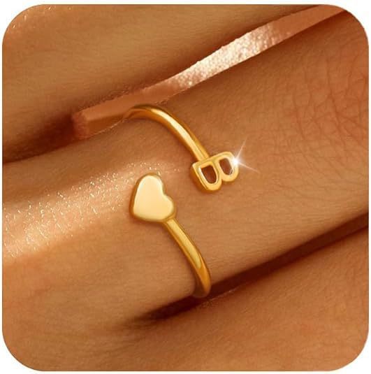 Ring Simple 26 English Letters - Stuffs & Savers