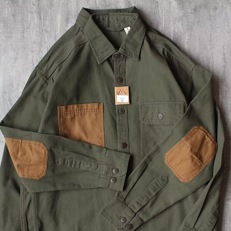 Linen Long Sleeve Retro coat Shirt