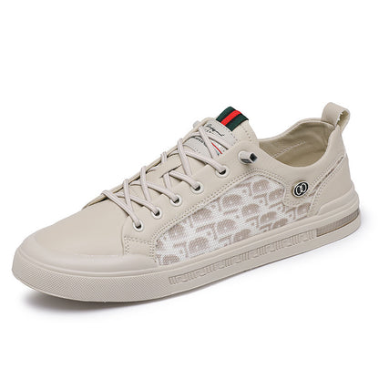 men's low cut lace up outer board shoes