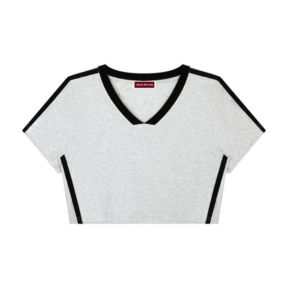 Women’s Slim Fit Color Block T-Shirt