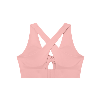 Women's Twist Front V-Neck Sports Bra