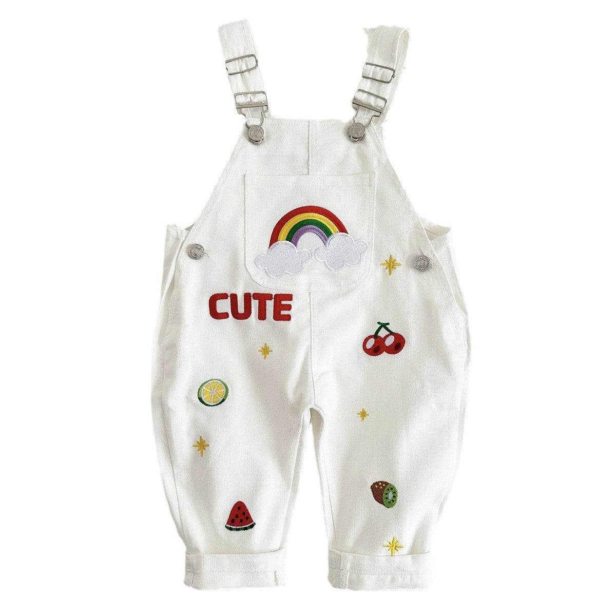 Embroidered Pure Cotton pants