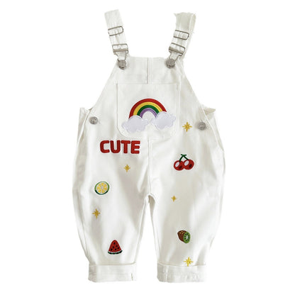 Embroidered Pure Cotton pants
