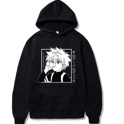 Harajuku-hunter war loose pullover hoodies