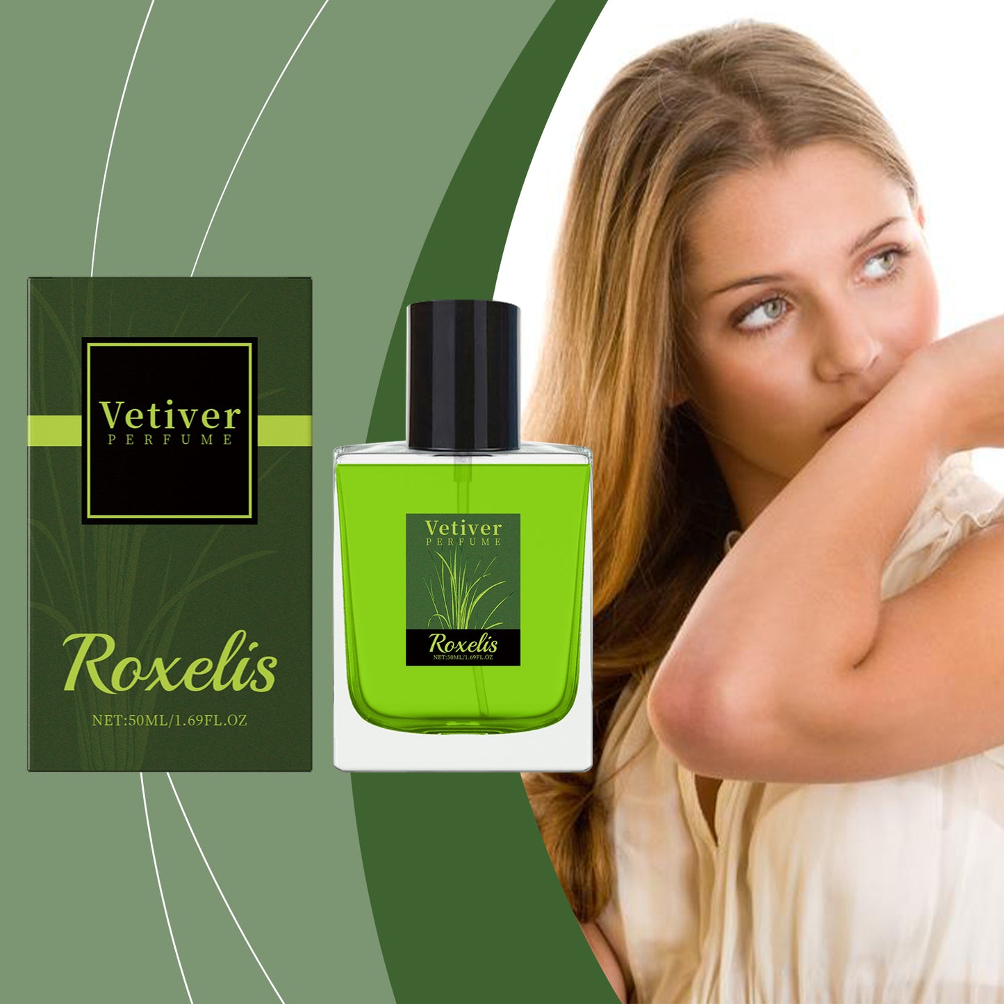 Roxelis Vetiver Fresh Perfume