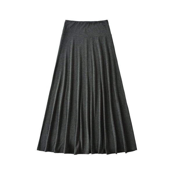 Flared A-Line Midi Skirt