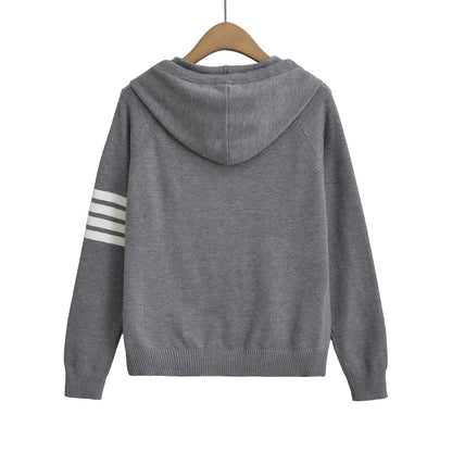 Colour Block Zip Hoodie