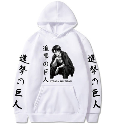 Attack on Titan Printed Hooded Sweatshirt for Mens
