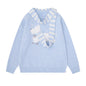 Cartoon Dog Embroidery Sweater Women