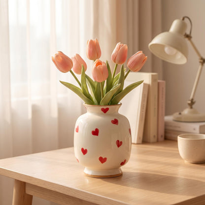 Hand-Painted Ceramic Vase