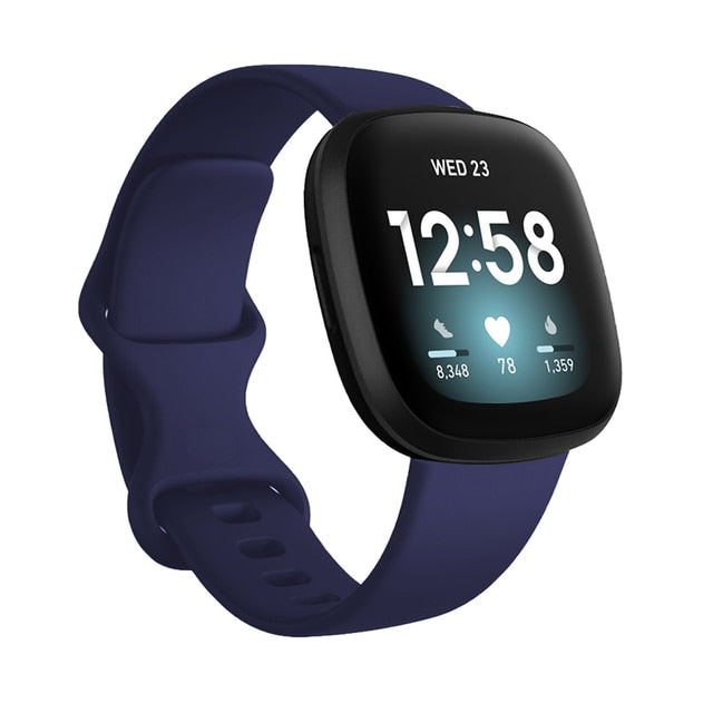Fitbit Versa 3 Silicone Watch Strap
