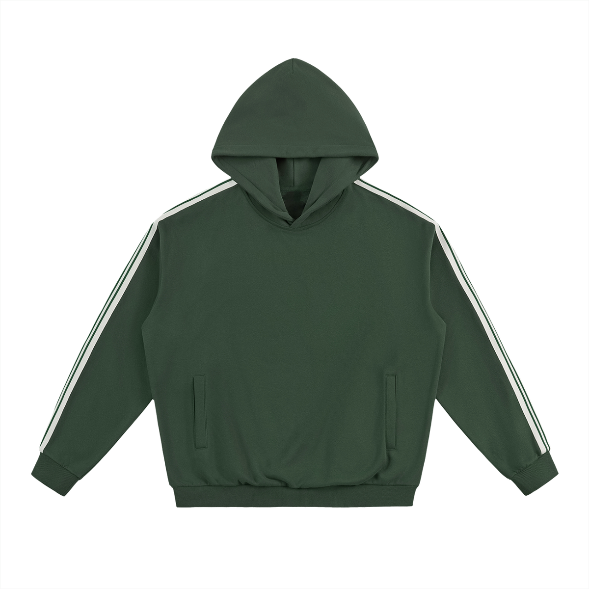 Waran Side Stripe Drop-Shoulder Hoodie