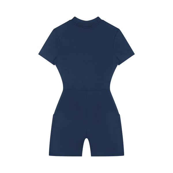 Waran Women’s Quarter-Zip Short Sleeve Romper