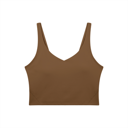 Women's V-Neck Yoga Sports Bra