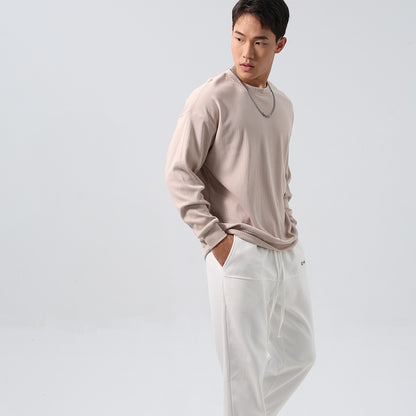 Jacquard Striped Sports Hoodie