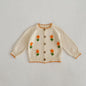 Hand Crochet Embroidered Flowers Knitted Sweater