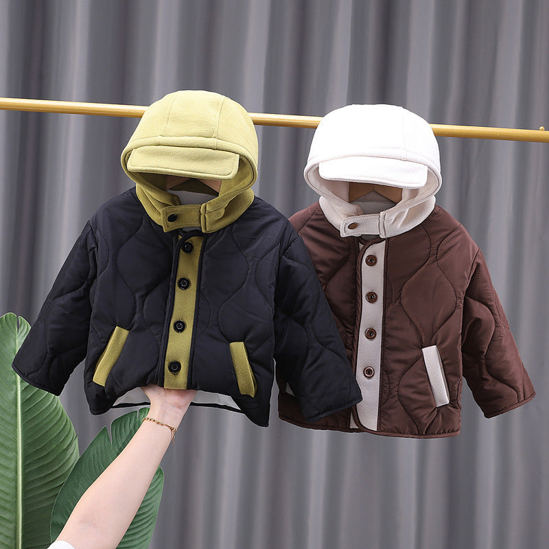 Hooded Cotton-padded Coat