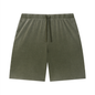 Unisex Vintage Wash Sunfade Waffle Raw Hem Shorts