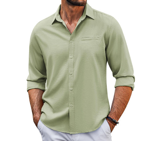 Casual  Long Sleeve Shirts