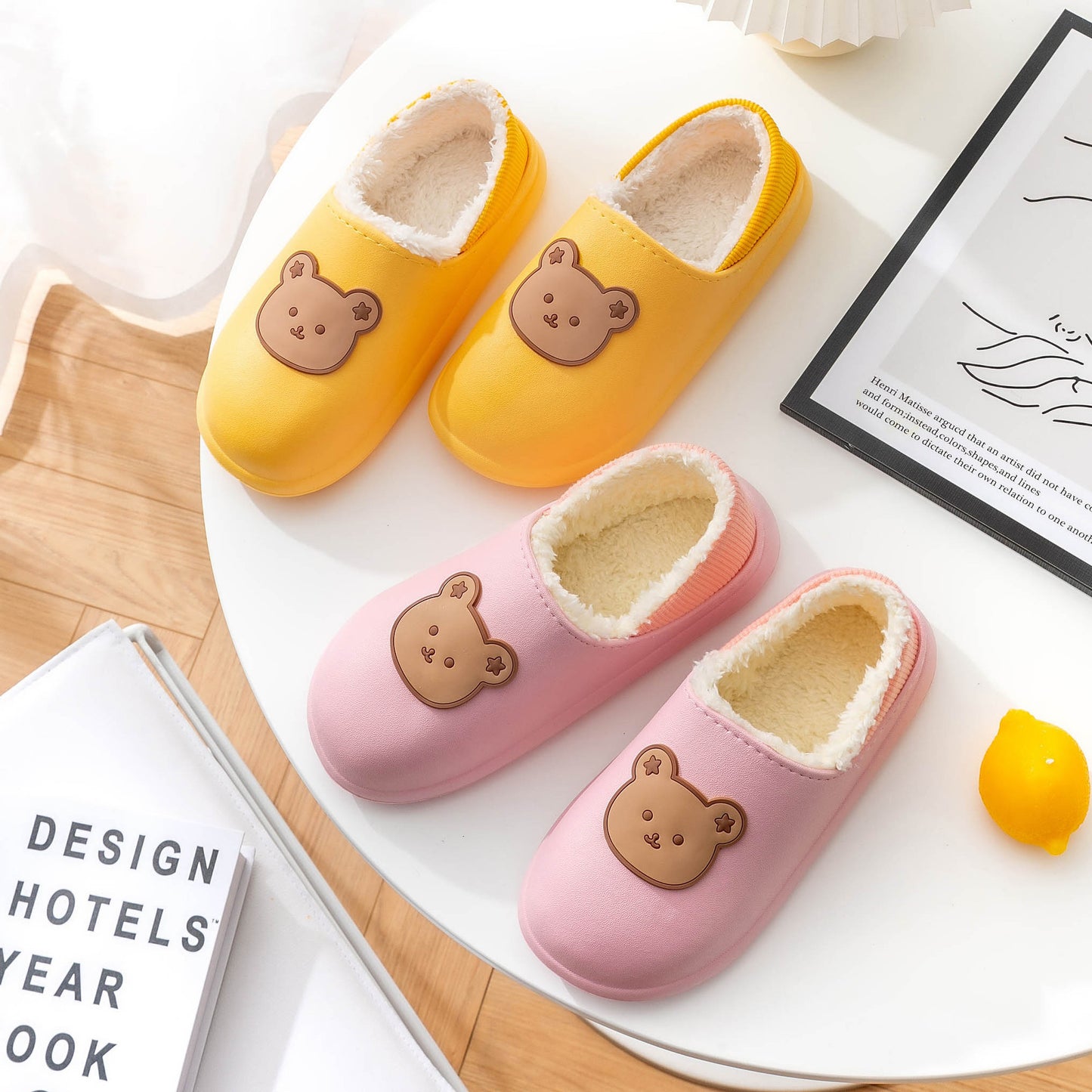 Indoor Waterproof Cotton Slippers