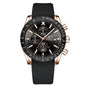 Poedagar Multifunctional Waterproof Luminous Men's Watch