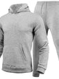 Ensemble sweat à capuche et pantalon à manches longues grande taille pour homme