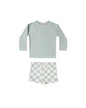 Children's Long-sleeve Two-piece Swimsuit