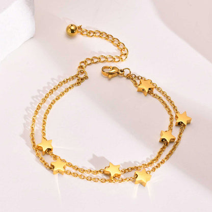 Stainless Steel XINGX Double-layer Bracelet
