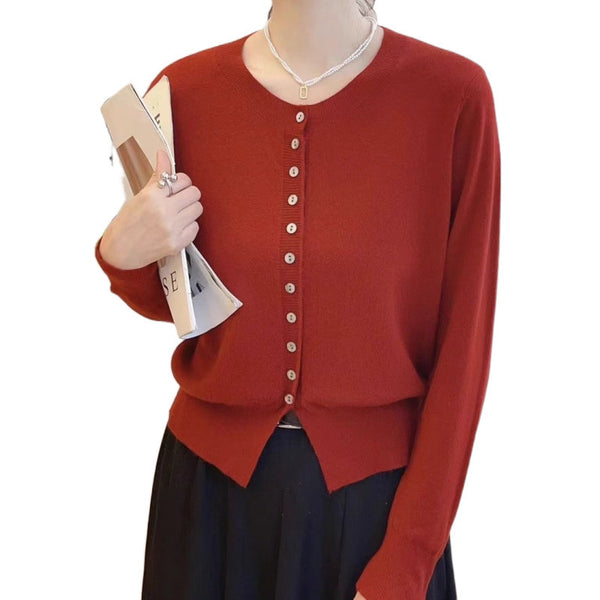 Knitted Sweater Small Cardigan Women