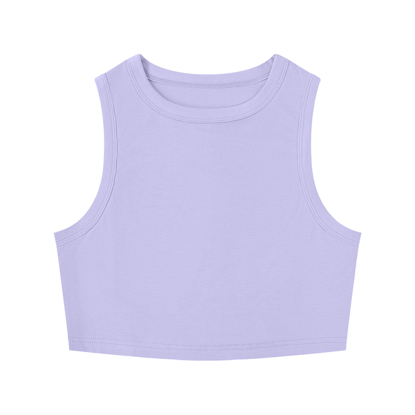 Women's Tight Crewneck Crop Tank Top