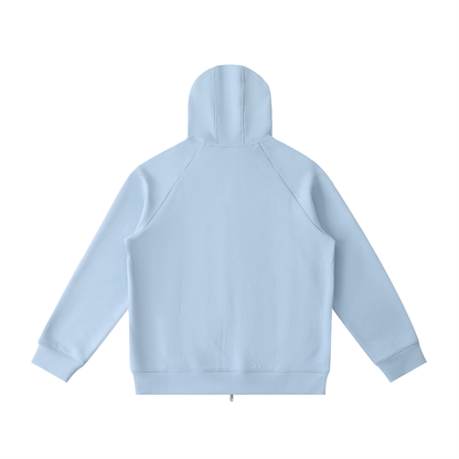 Waran Heavyweight Raglan Sleeve Zip Hoodie