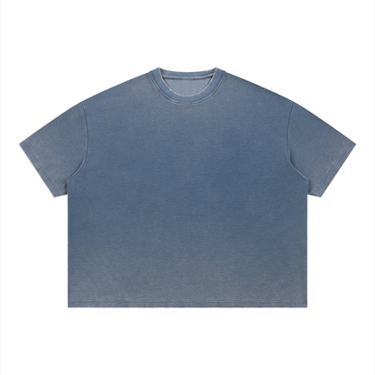 Unisex Vintage Wash Sunfade Boxy Waffle T-Shirt