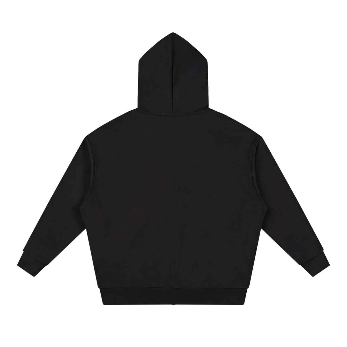 Waran Unisex Loose Solid Full Zip Hoodie