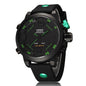 OHSEN Men's Dual Movement Waterproof Watch